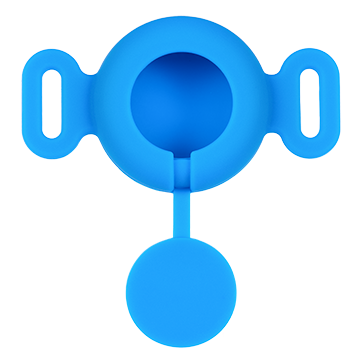 QR Code Medical ID Tag with Location Tracker Blue, Blue, large image number 2